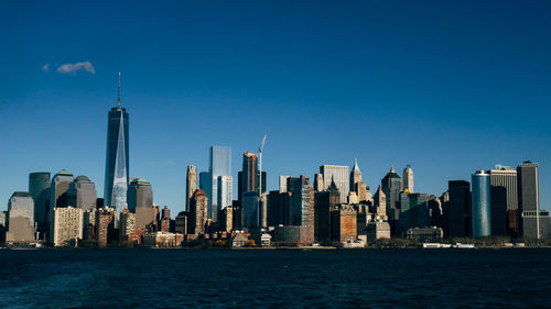 View of city at waterfront