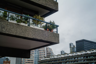 Low angle view of building against sky