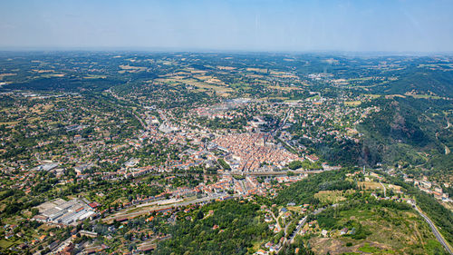 Aerial view of city