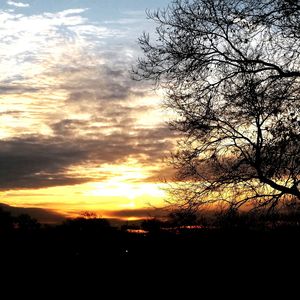 Scenic view of sunset sky