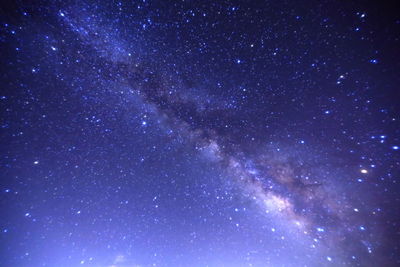 Low angle view of stars in sky