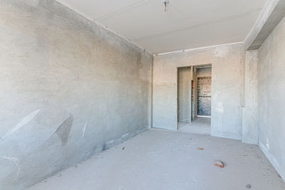 Interior of abandoned building