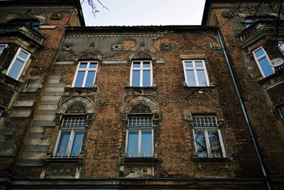Low angle view of building against sky