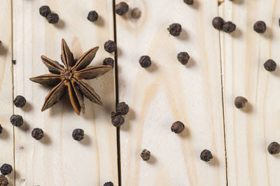 Close-up of star shape decoration