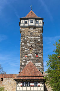 Low angle view of building against sky