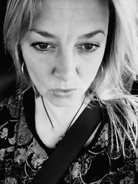 Close-up portrait of woman