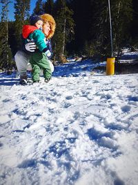 Girl standing in park