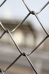 Close-up of chainlink fence