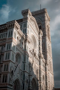 Low angle view of building against sky