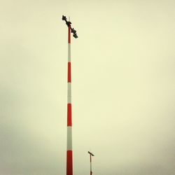 Low angle view of street light