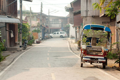 Street amidst buildings in city