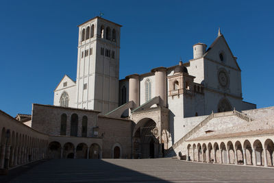 View of cathedral against clear sky