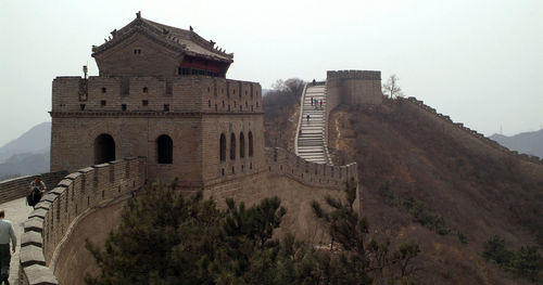 Low angle view of historical building