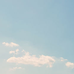Low angle view of clouds in sky