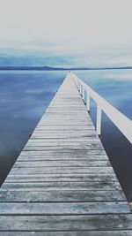 Pier on sea