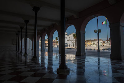 Interior of historic building