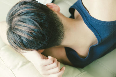 Woman looking at camera