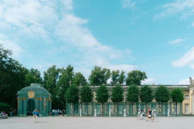 Sanssouci palace in summer