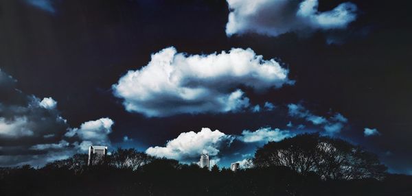 Low angle view of clouds in sky