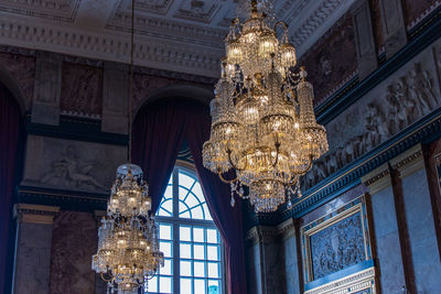 Low angle view of historical building