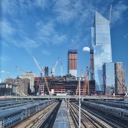 Railroad station platform