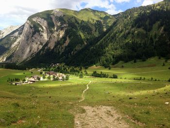 Scenic view of mountains