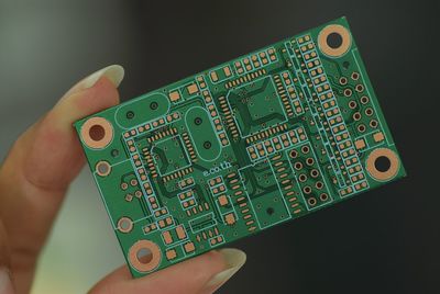 Printed circuit board in your hand