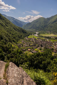 Scenic view of mountains