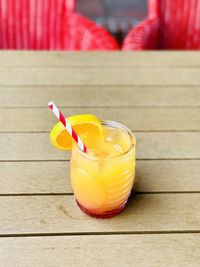 Close-up of drink on table