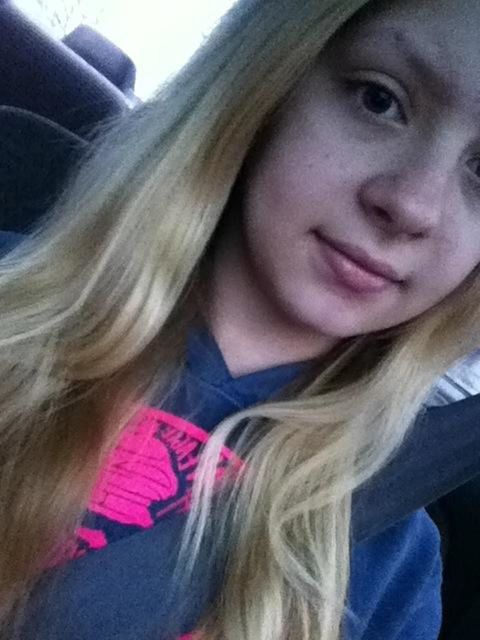 In thw car goin to church for a meeting and my first picture oh yeah