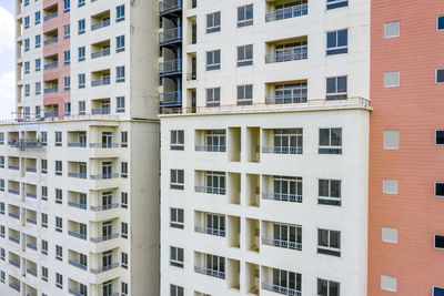 Low angle view of building in city