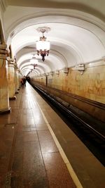 Interior of railroad station