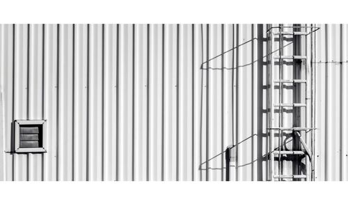 Metal pipe on wall
