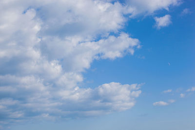 Low angle view of clouds in sky