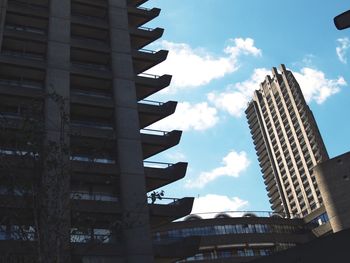 Low angle view of buildings against sky