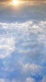 Low angle view of clouds in sky