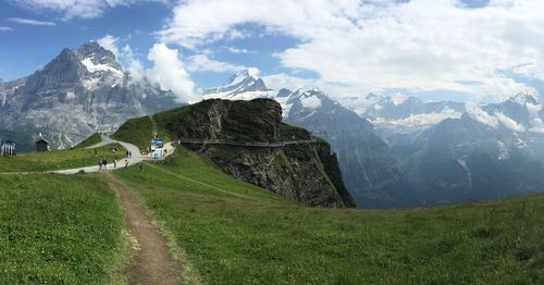 Scenic view of landscape against sky