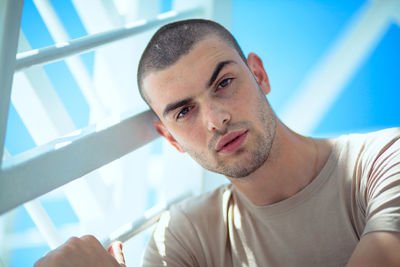 Portrait of young man