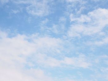 Low angle view of clouds in sky