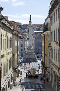  lisbon portugal a view of the famous square dom pedro iv