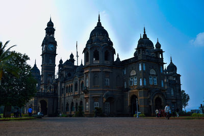 Low angle view of historic building against sky
