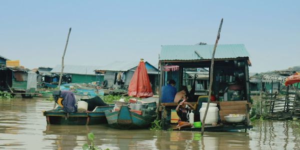 Boat in sea