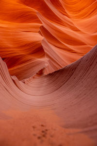 View of rock formations