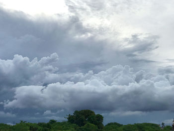 Low angle view of clouds in sky