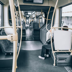 Interior of train