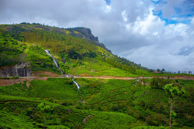 Scenic view of landscape against sky