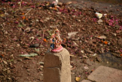 Close-up of buddha statue