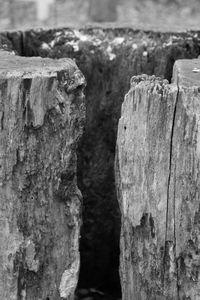 Close-up of stone wall