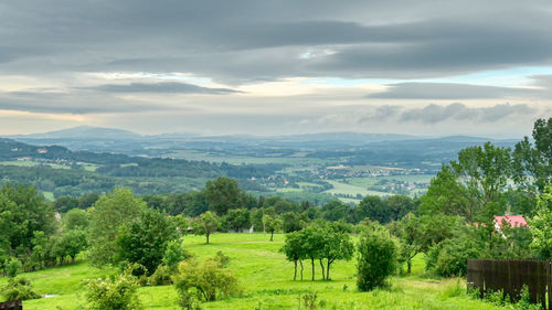 Scenic view of landscape against sky