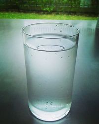 Close-up of drink on table